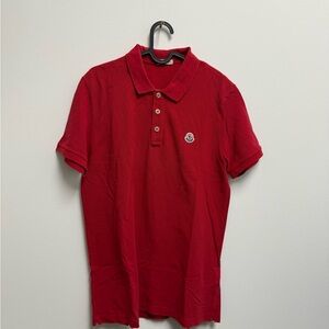 Moncler Vibrant Red Polo Shirt
